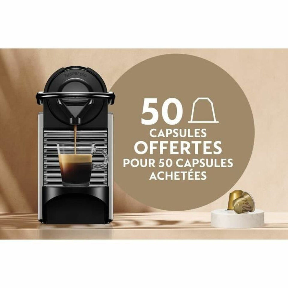 Capsule Coffee Machine Krups YY4127FD Pixie titanium