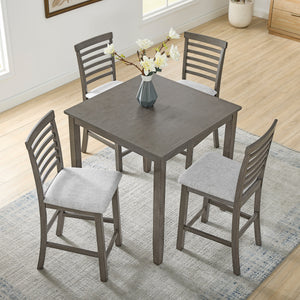 Dining Table, Bar Table and Chairs Set, 5 Piece Dining Table
