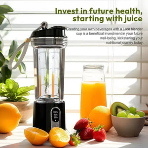 500ml Wireless Portable Juicer,USB Rechargeable Intelligent Juice