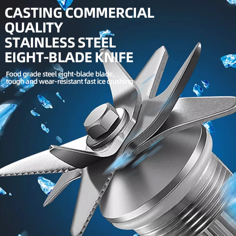 2LAdjustable Speed Grade Mixer Juicer Fruit Food Processor Ice