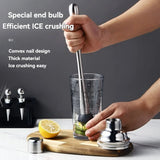 304 Stainless Steel Juice Rammer Ice Crusher Hammer Shaker Cup Beating