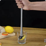 304 Stainless Steel Juice Rammer Ice Crusher Hammer Shaker Cup Beating