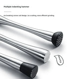 304 Stainless Steel Juice Rammer Ice Crusher Hammer Shaker Cup Beating