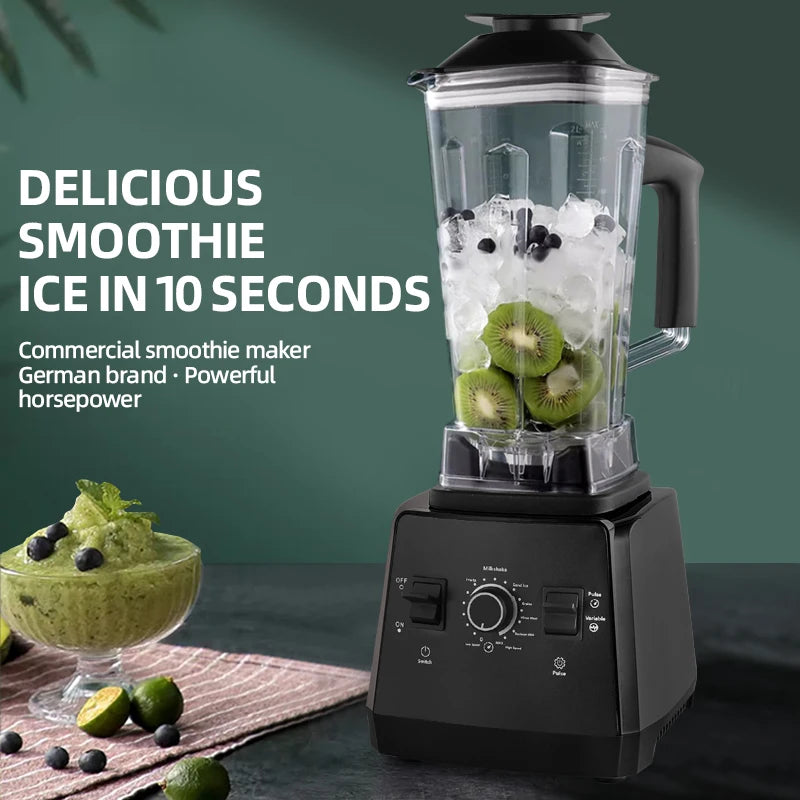 2LAdjustable Speed Grade Mixer Juicer Fruit Food Processor Ice