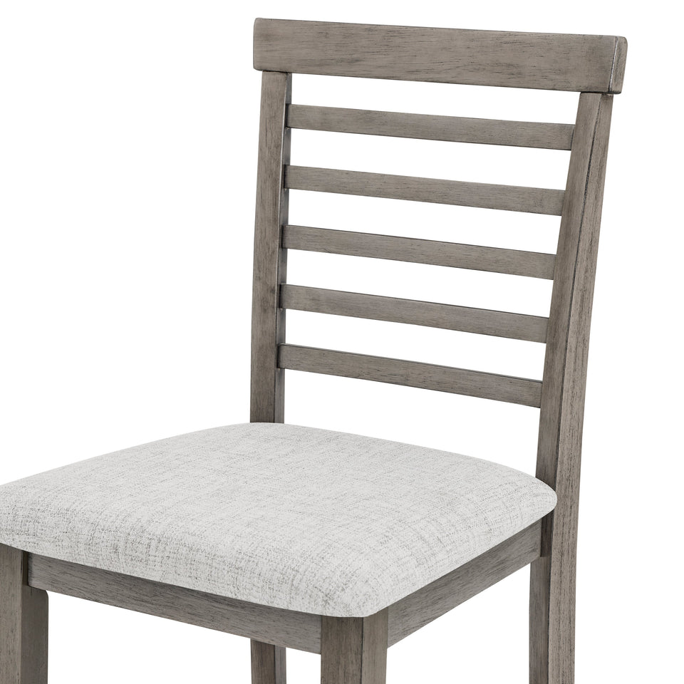 Dining Table, Bar Table and Chairs Set, 5 Piece Dining Table