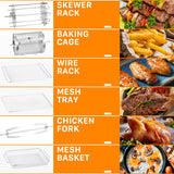 Geek Chef 1700W Convection Air Fryer Toaster Oven