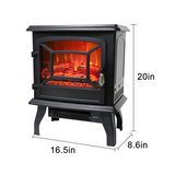 17 inch 1400w Electric Freestanding Fireplace