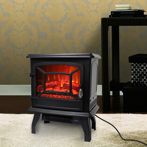 17 inch 1400w Electric Freestanding Fireplace