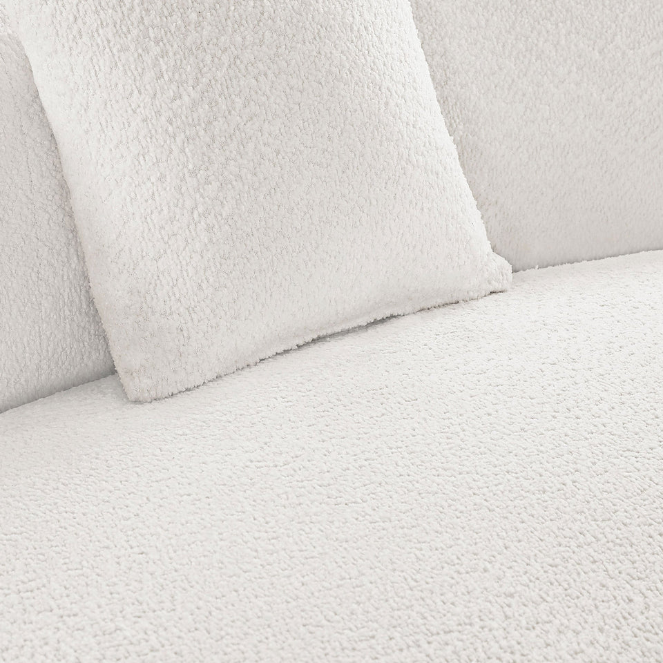 Luxury Modern Style Living Room Upholstery Curved Sofa with Chaise