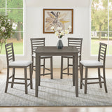 Dining Table, Bar Table and Chairs Set, 5 Piece Dining Table